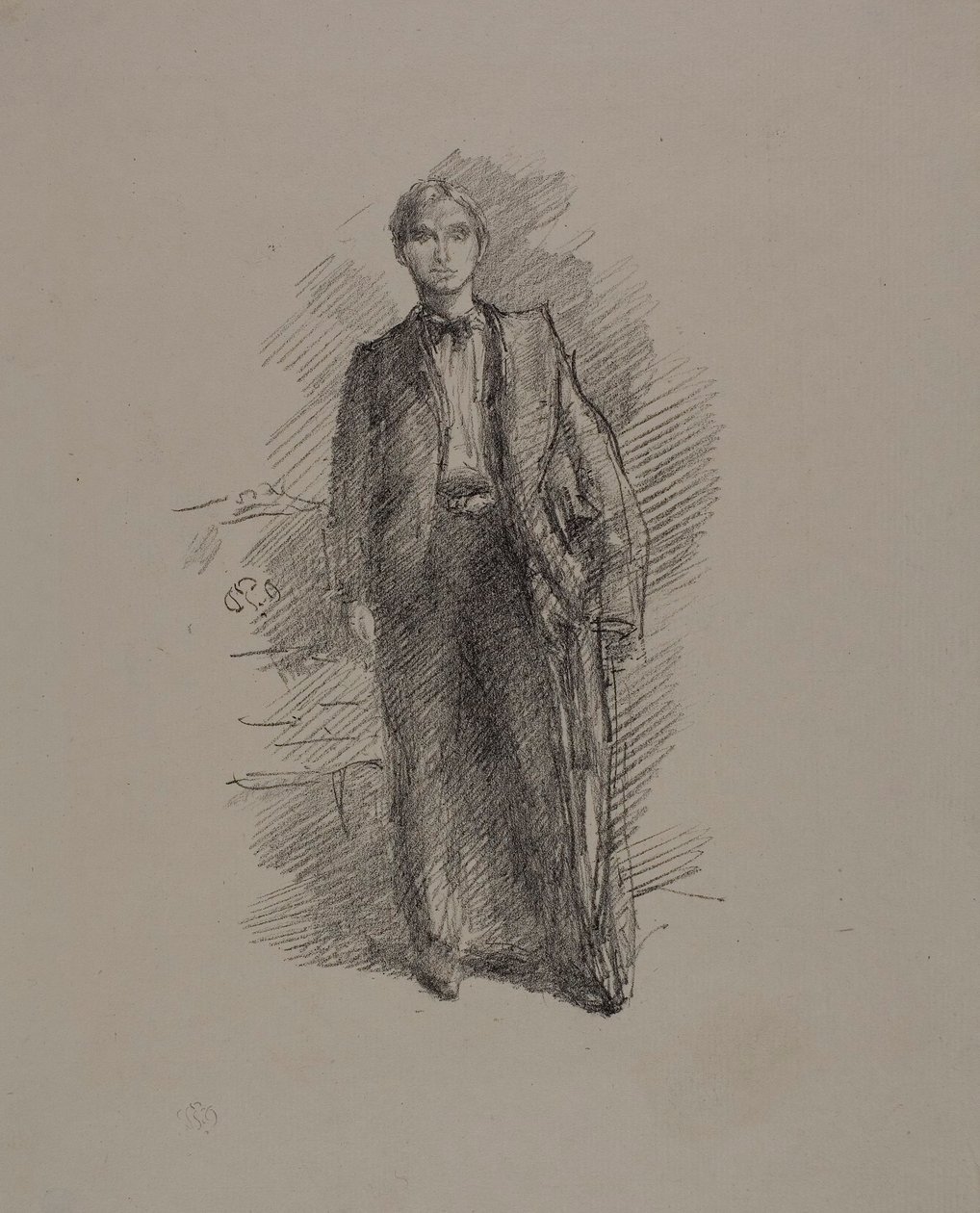 Étude de portrait : M. Herbert C. Pollitt - James Abbott McNeill Whistler