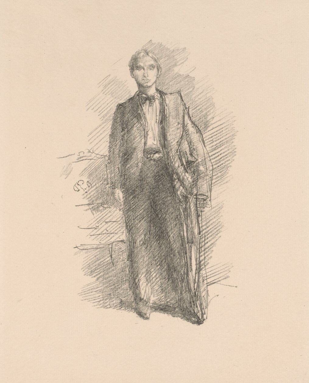 Étude de portrait : M. Herbert C. Pollitt - James Abbott McNeill Whistler