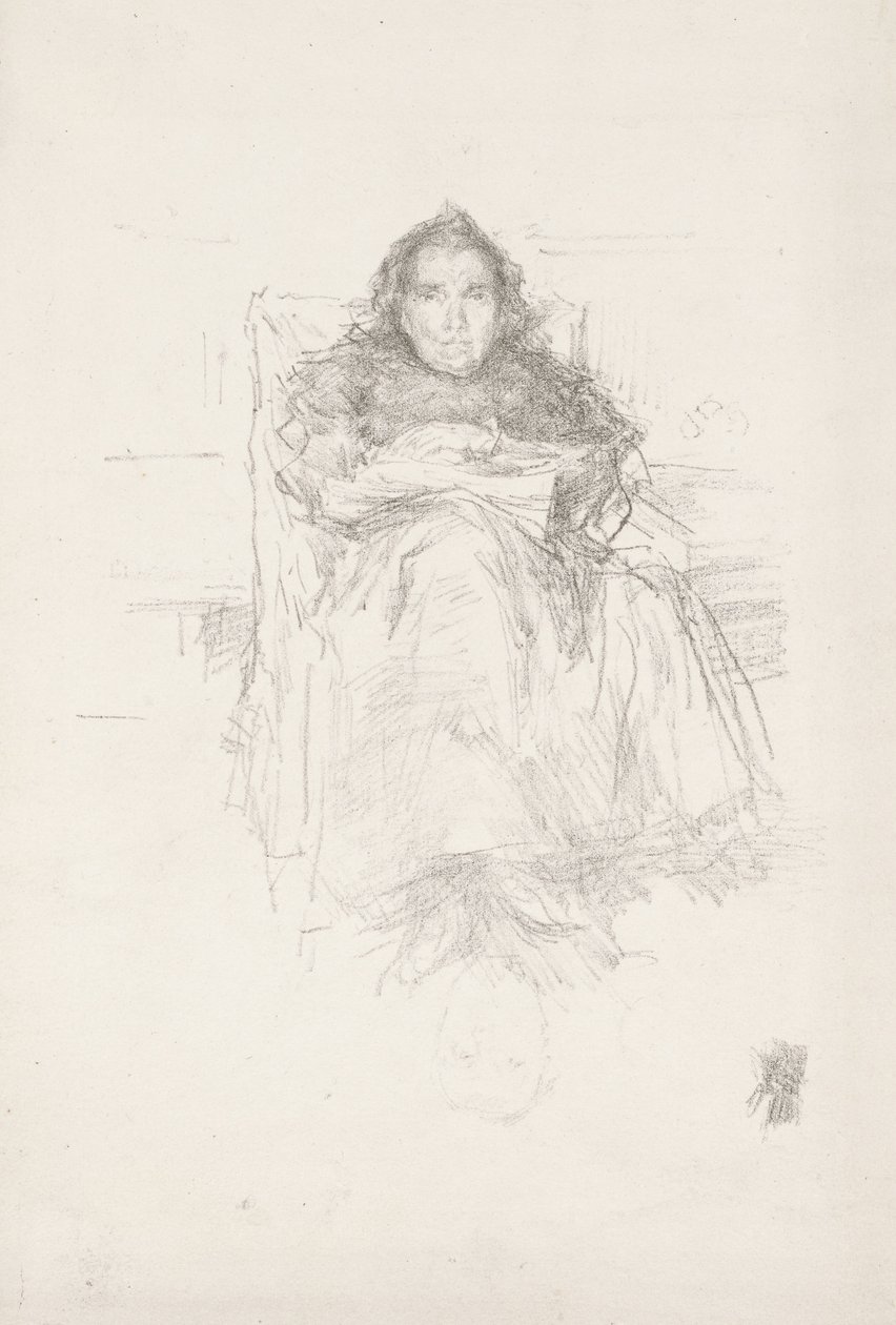 Étude de portrait : Mme Philip, n° 3 - James Abbott McNeill Whistler