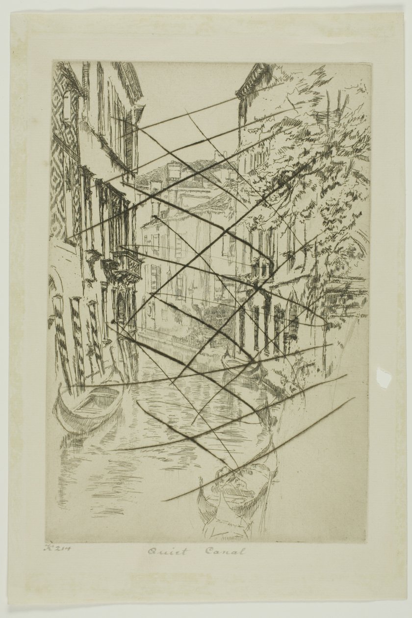 Canal tranquille - James McNeill Whistler