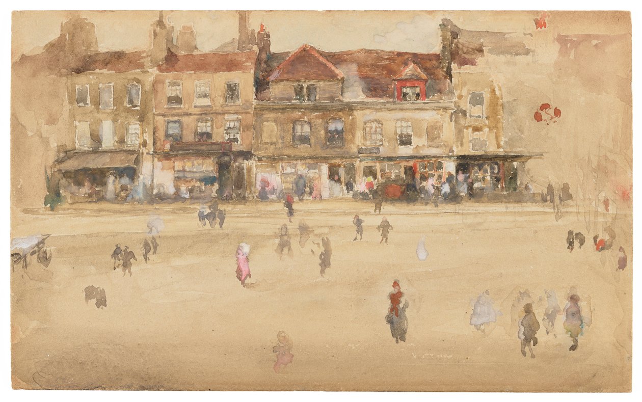 Rouge et brun-Hoxton - James Abbott McNeill Whistler
