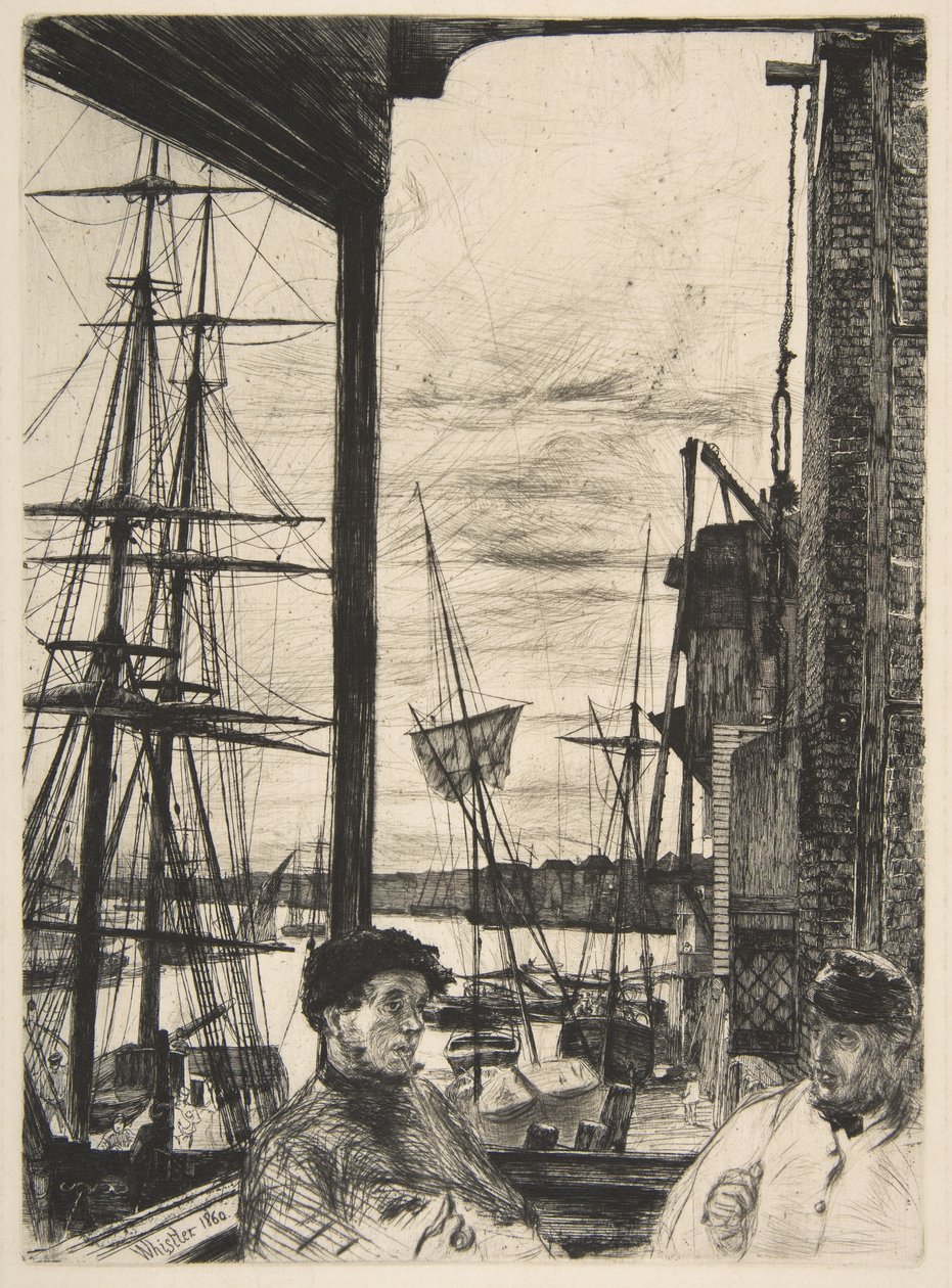 Rotherhithe (Wapping) - James McNeill Whistler