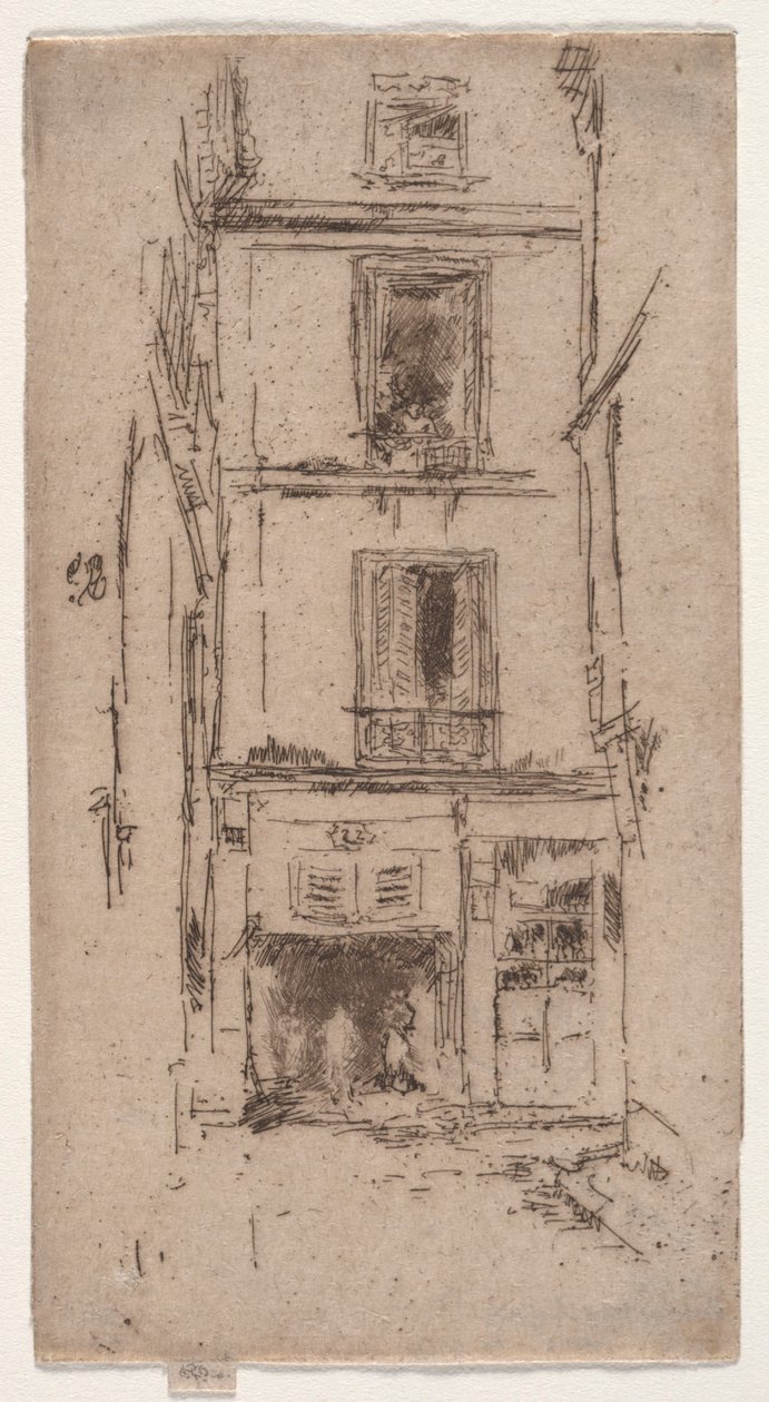 Rue des Bons Enfants, Tours - James McNeill Whistler