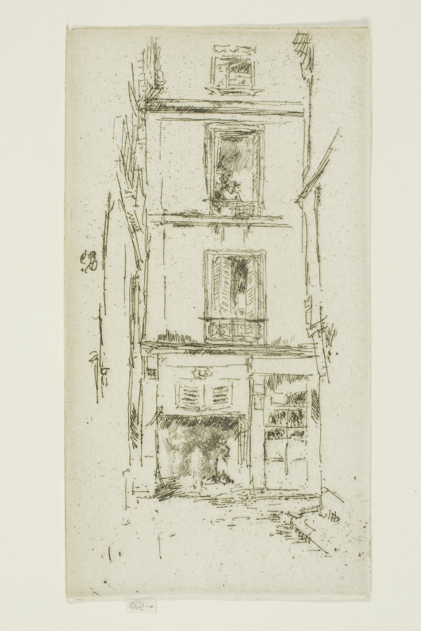 Rue des Bons Enfants, Tours - James McNeill Whistler