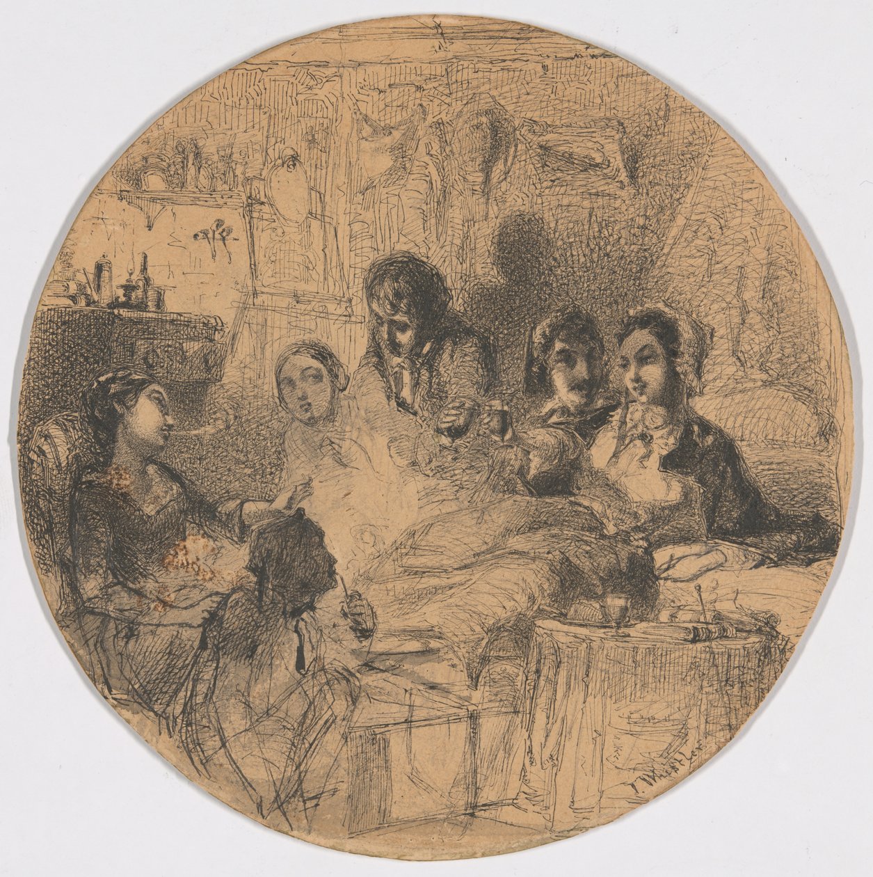 Scène de la vie de bohème - James McNeill Whistler