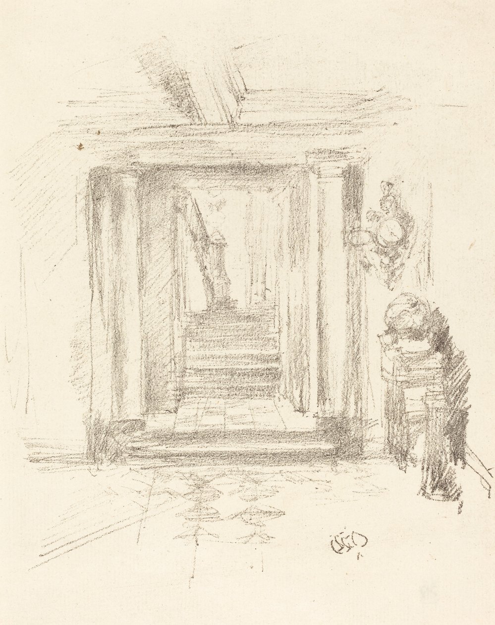 Escalier - James Abbott McNeill Whistler