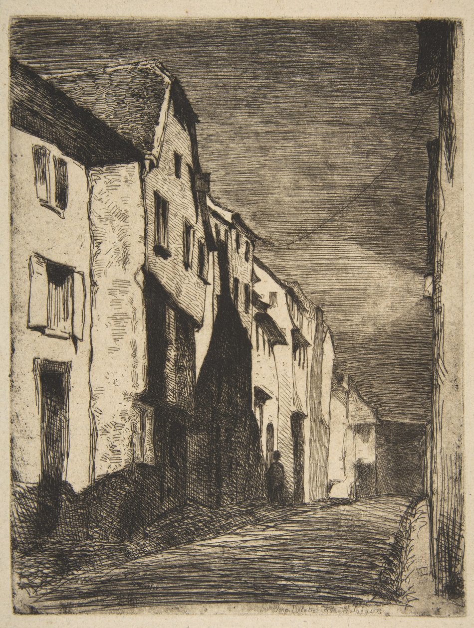 Rue de Saverne - James McNeill Whistler