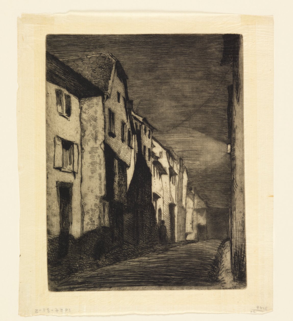 Rue à Saverne - James Abbott McNeill Whistler