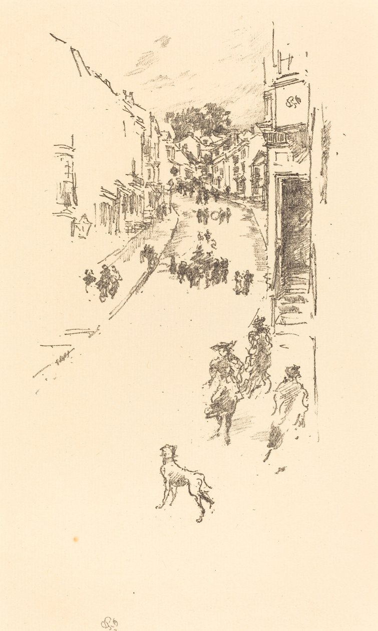 Dimanche, Lyme Regis - James Abbott McNeill Whistler