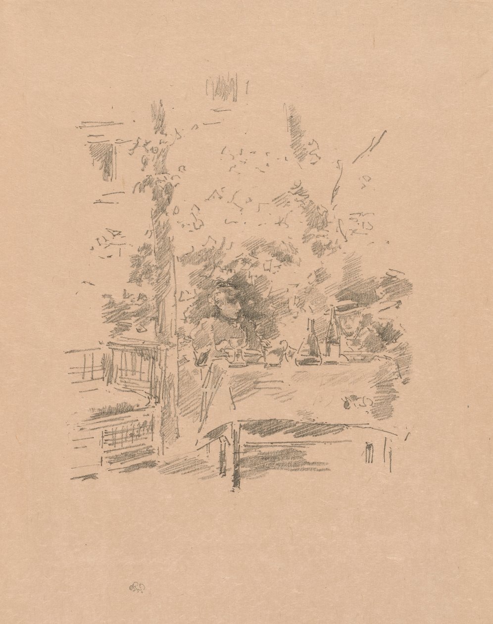 Tête-à-tête dans le jardin - James McNeill Whistler