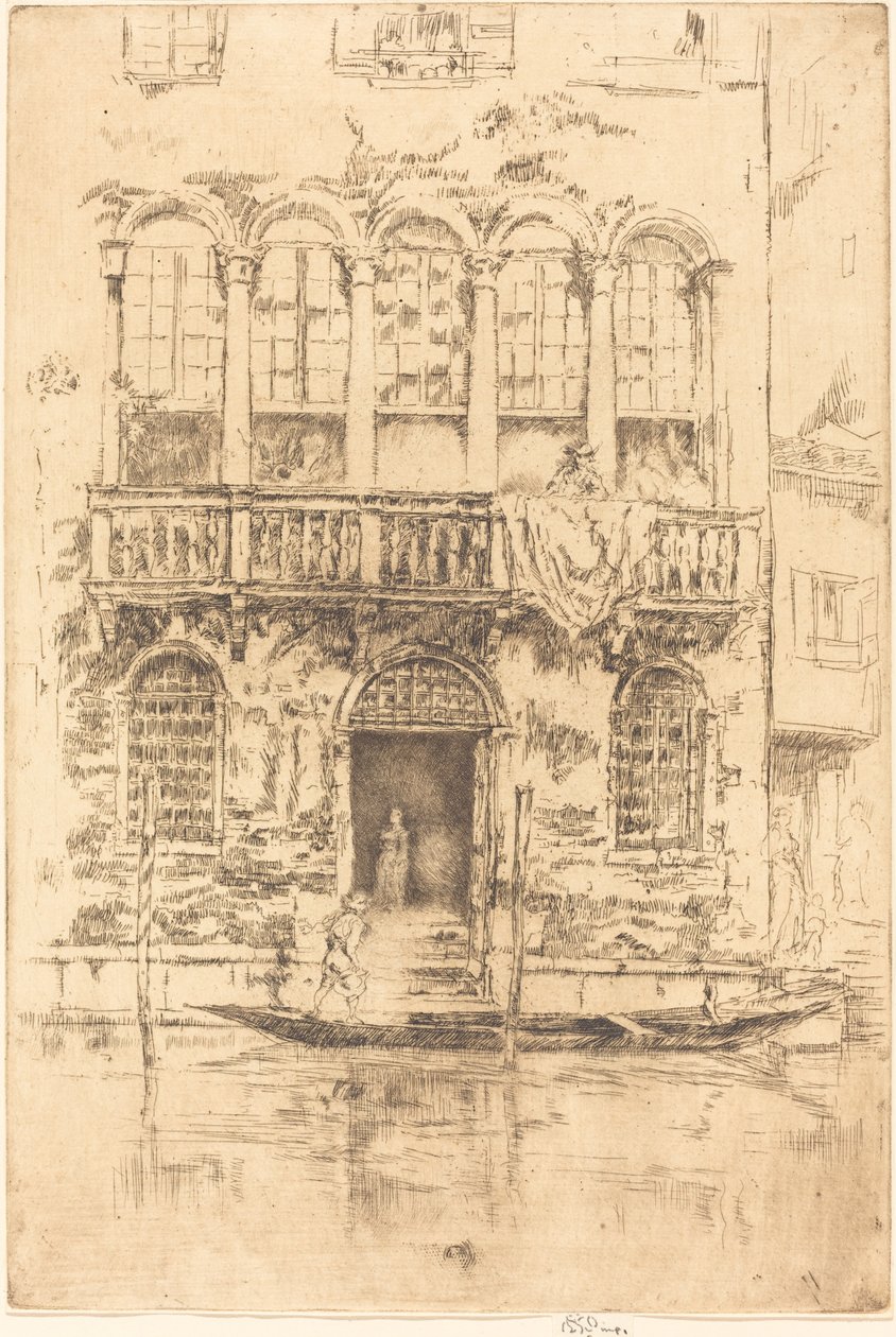 Le balcon - James Abbott McNeill Whistler