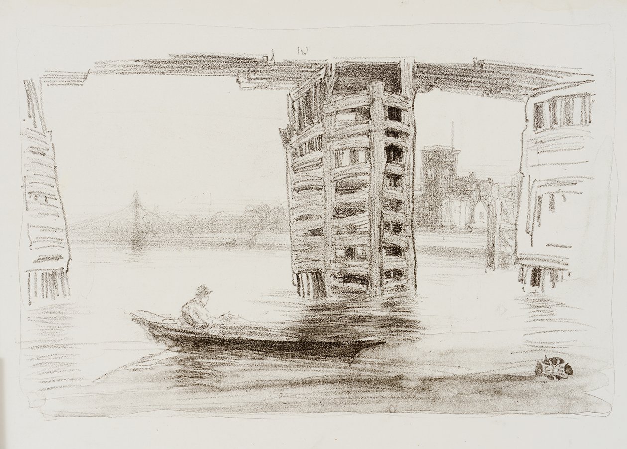 Le grand pont - James Abbott McNeill Whistler