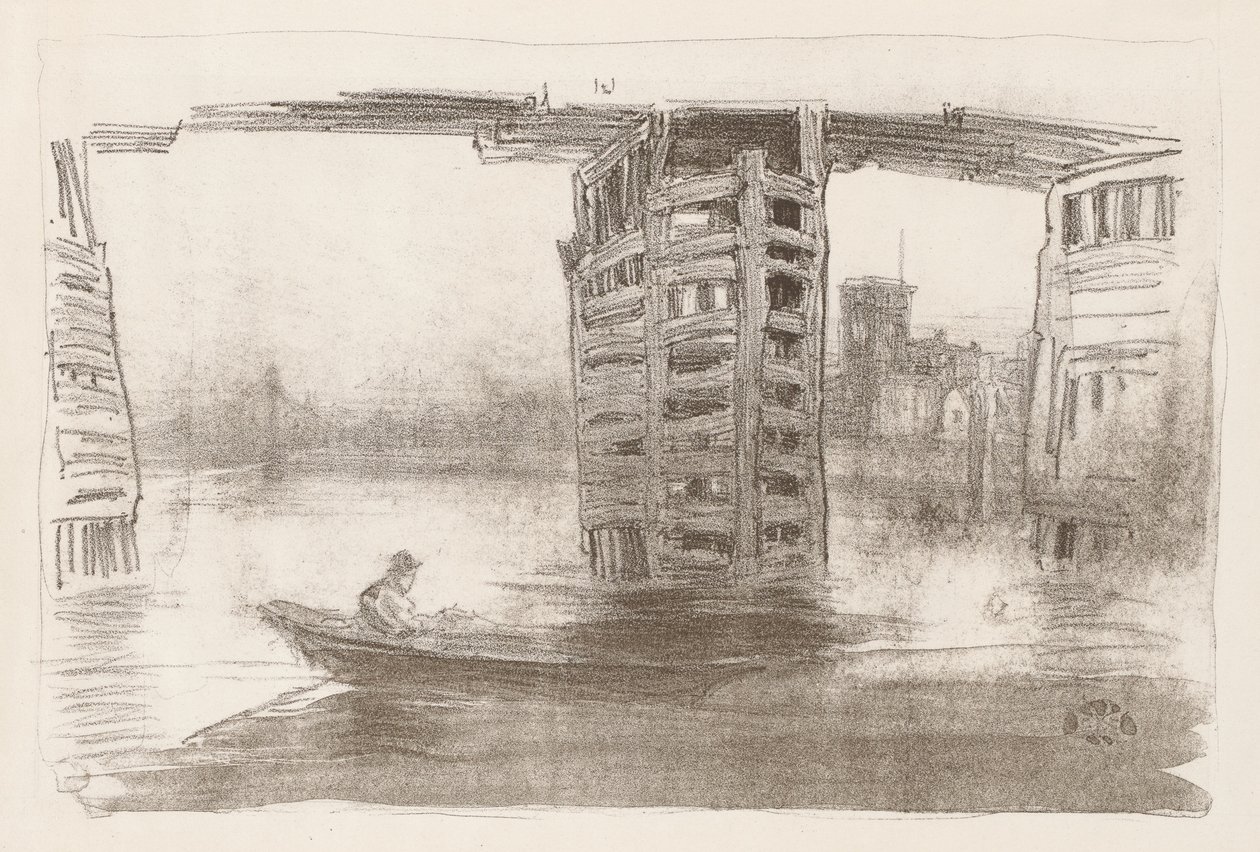 Le Large Pont - James Abbott McNeill Whistler