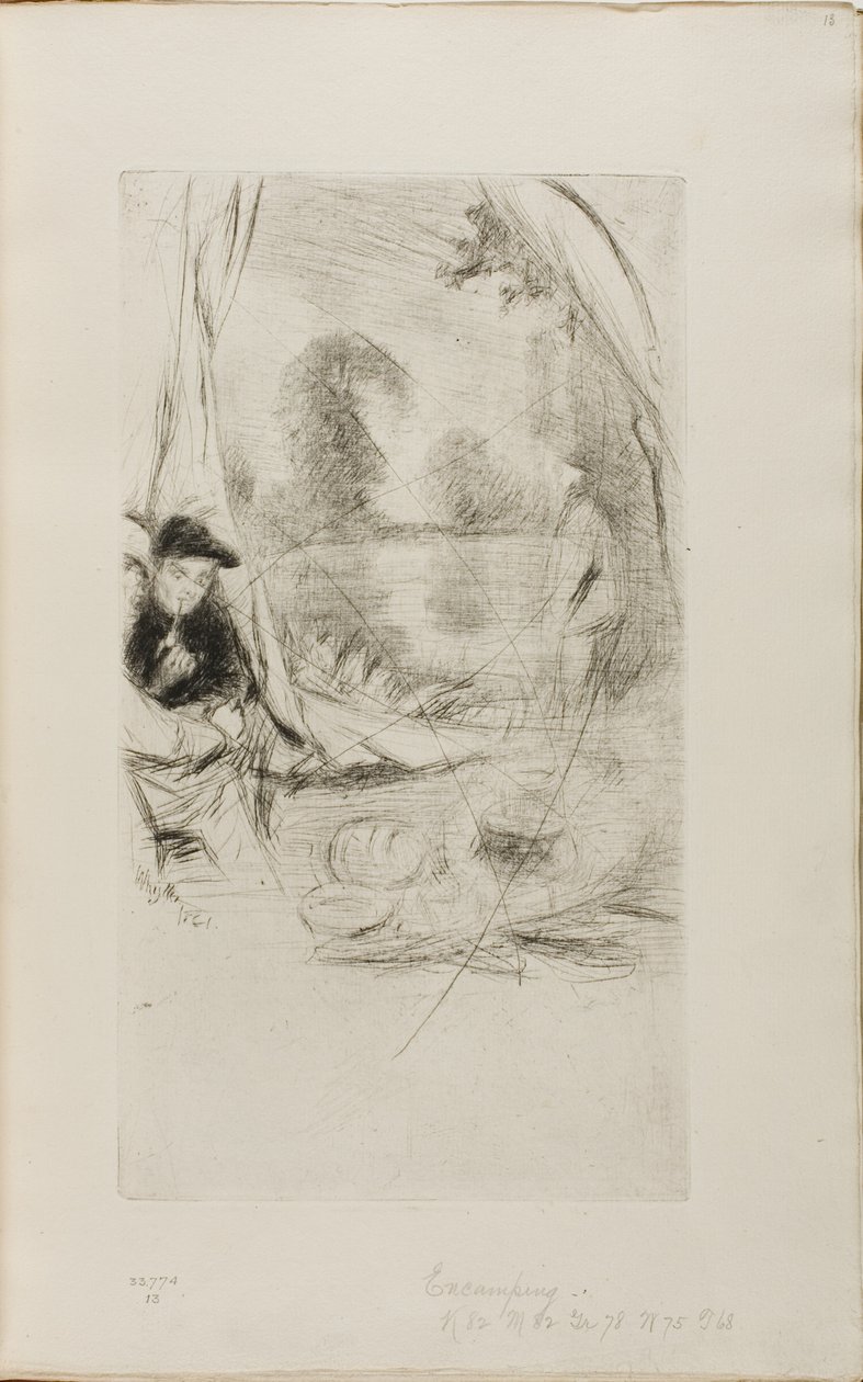 Le Camp - James Abbott McNeill Whistler
