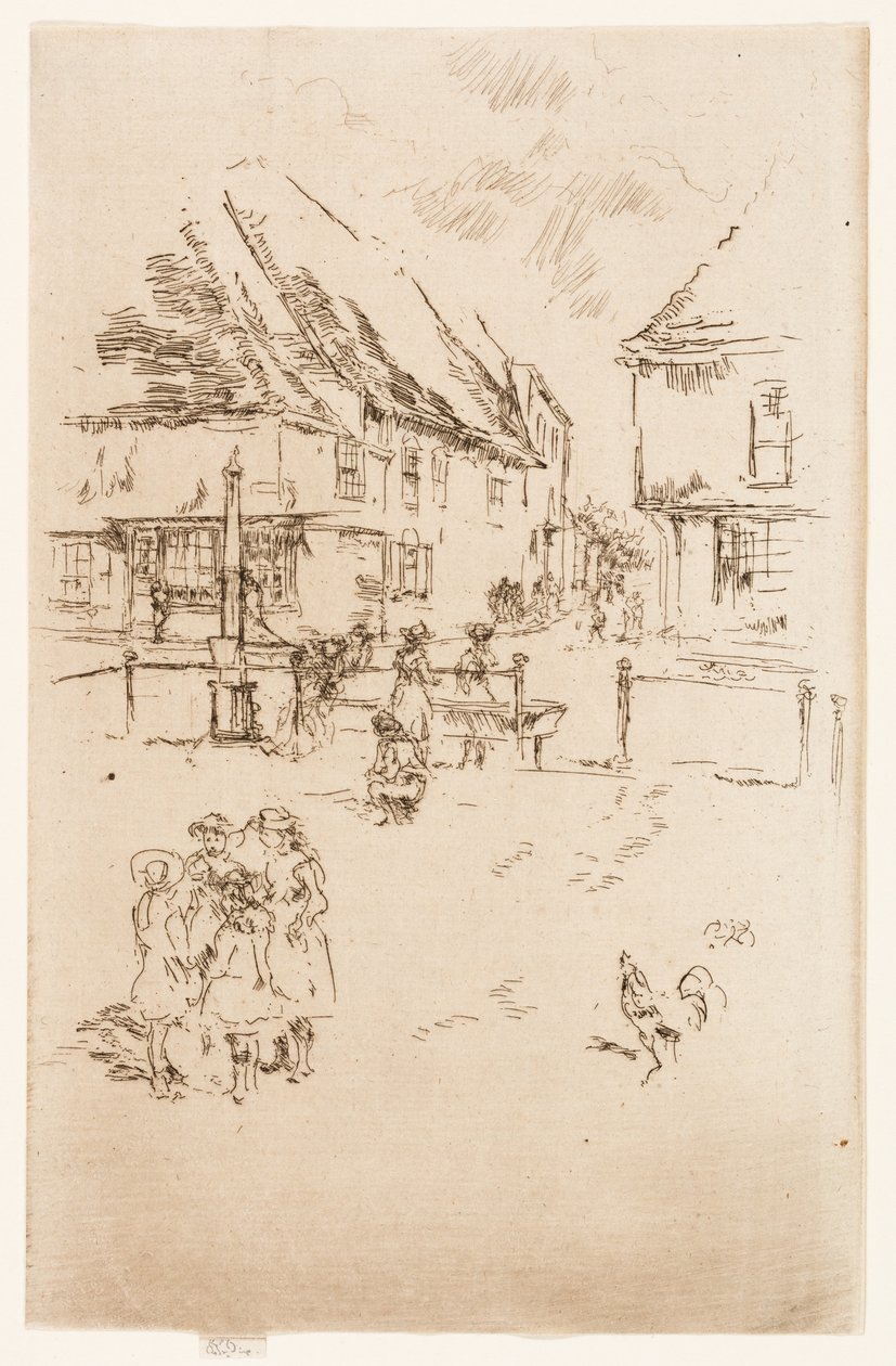 Le Coq et la Pompe - James Abbott McNeill Whistler