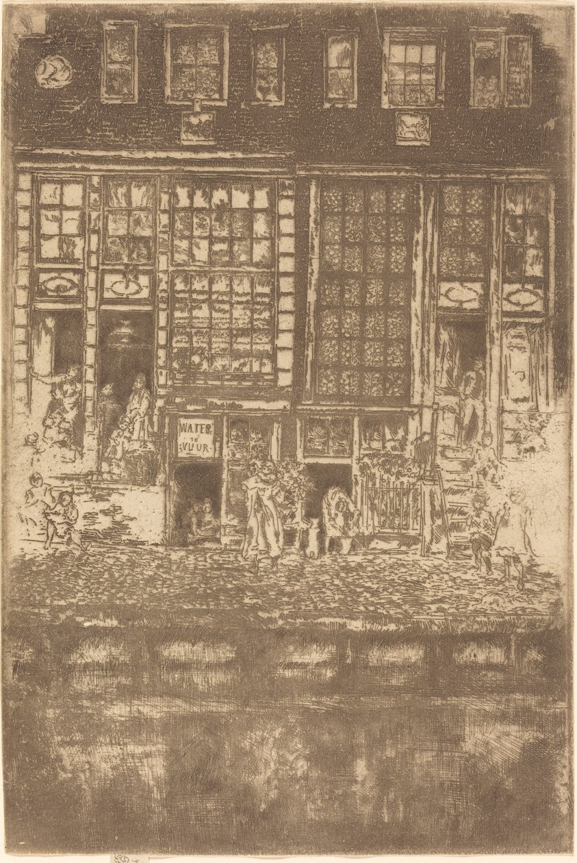 Le rideau brodé - James Abbott McNeill Whistler
