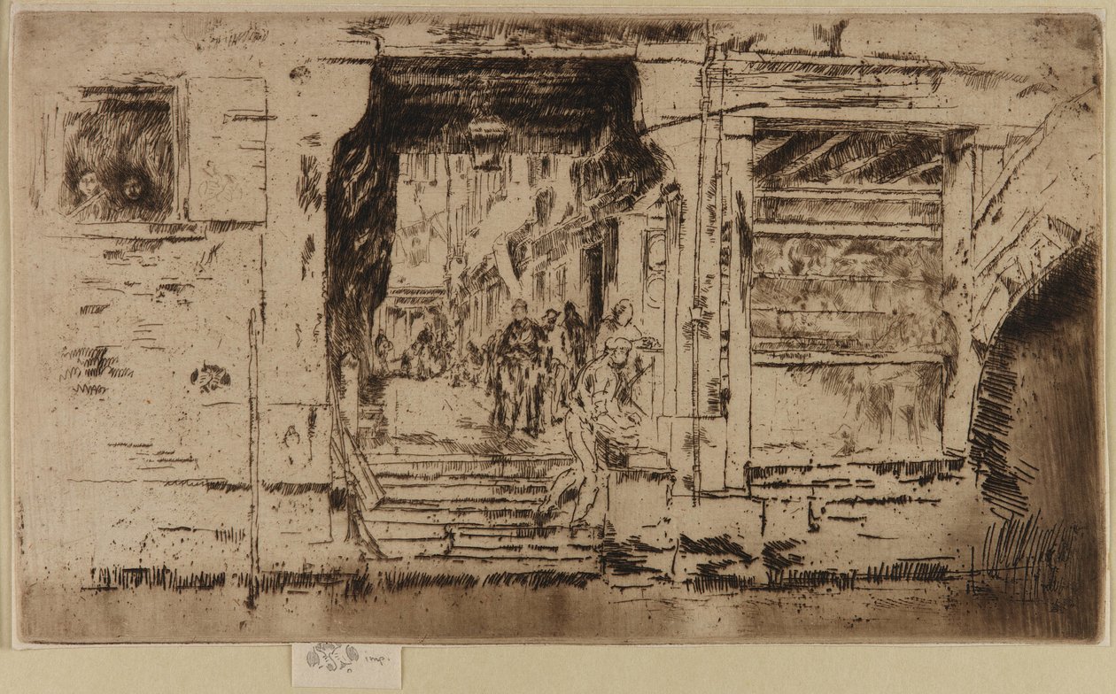 La poissonnerie, Venise - James Abbott McNeill Whistler