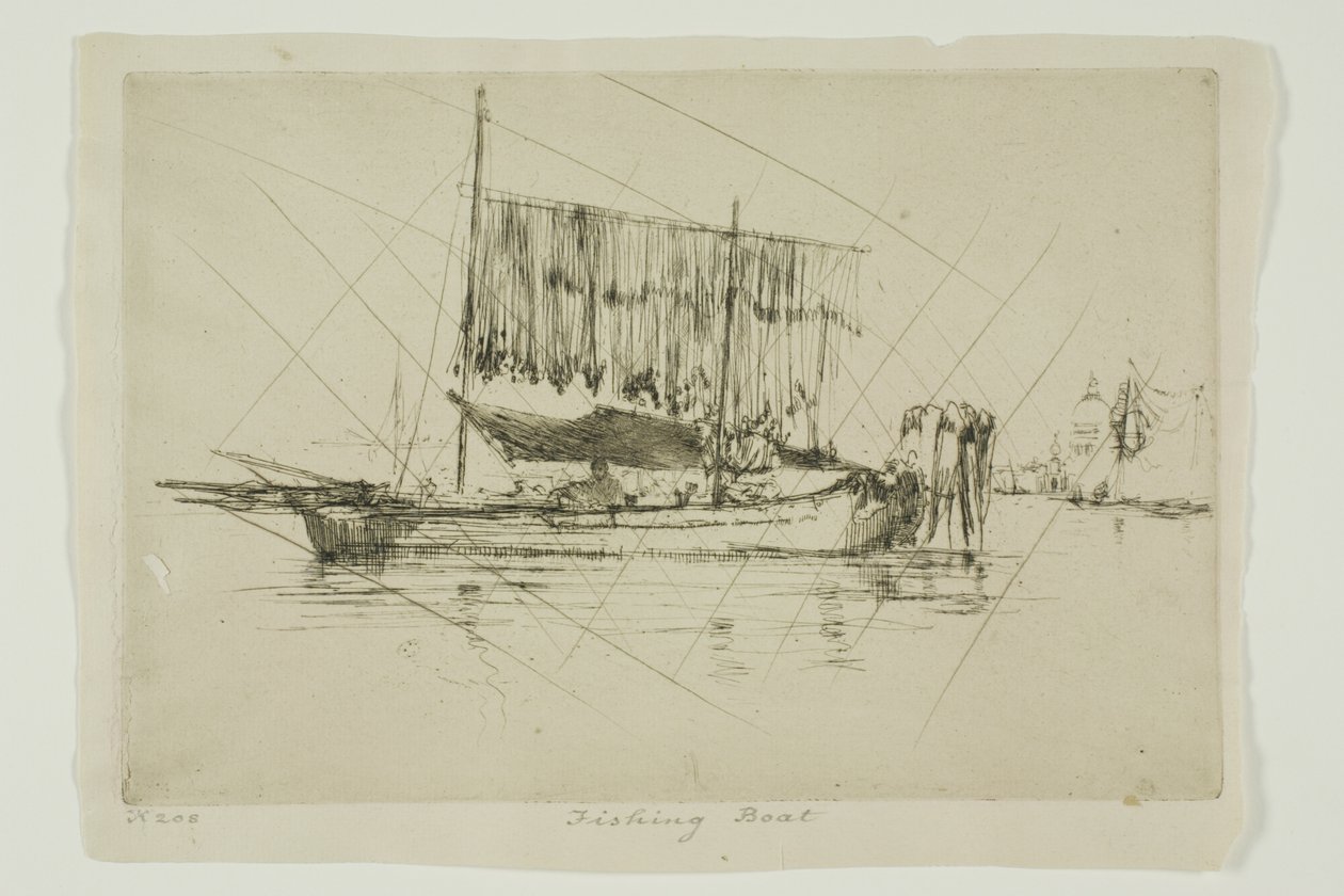 Le Bateau de pêche - James Abbott McNeill Whistler