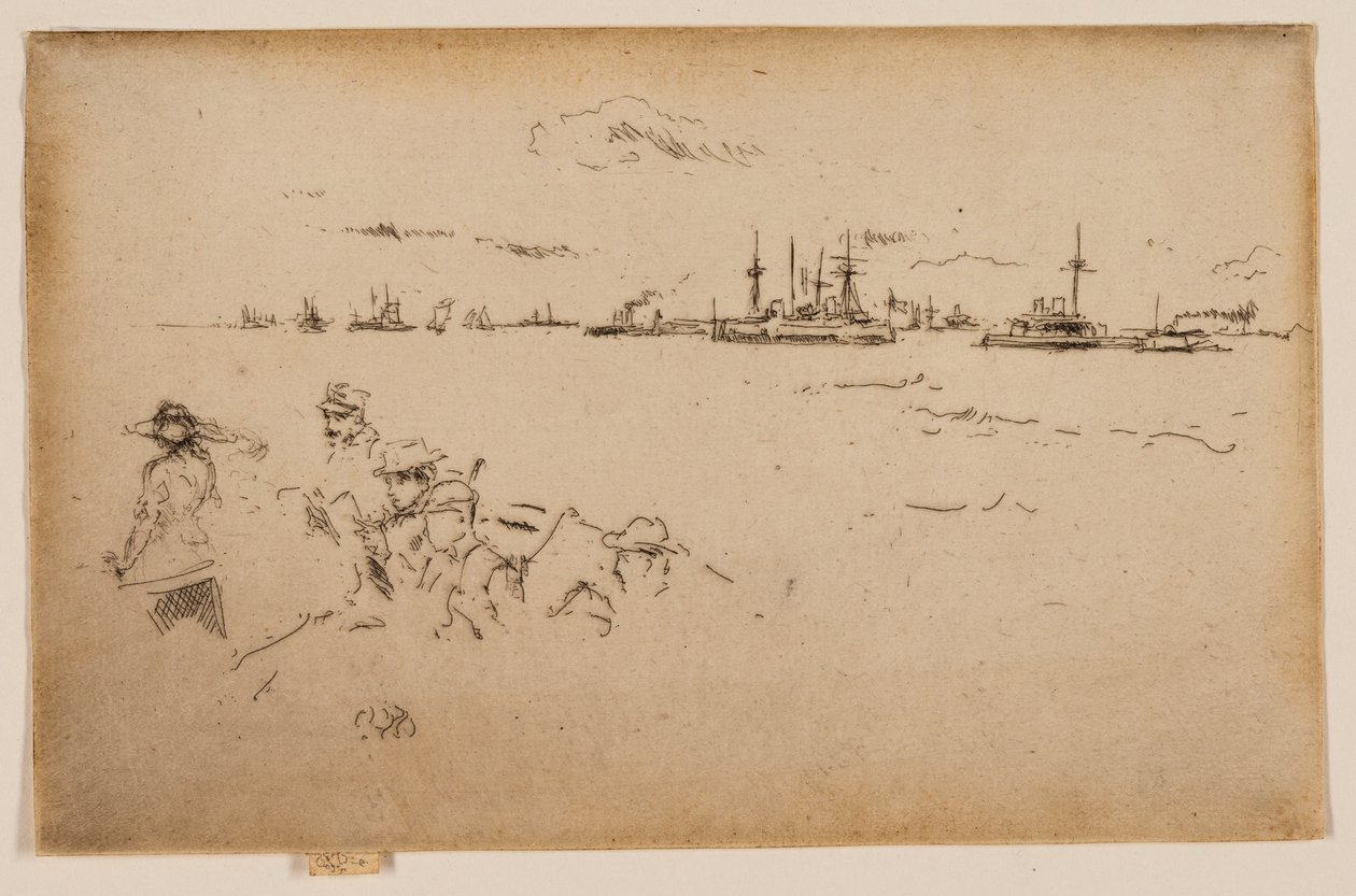 La flotte : Moniteurs - James Abbott McNeill Whistler