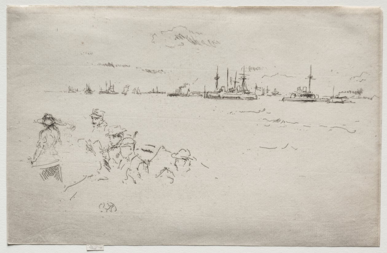La flotte : les Monitors - James McNeill Whistler