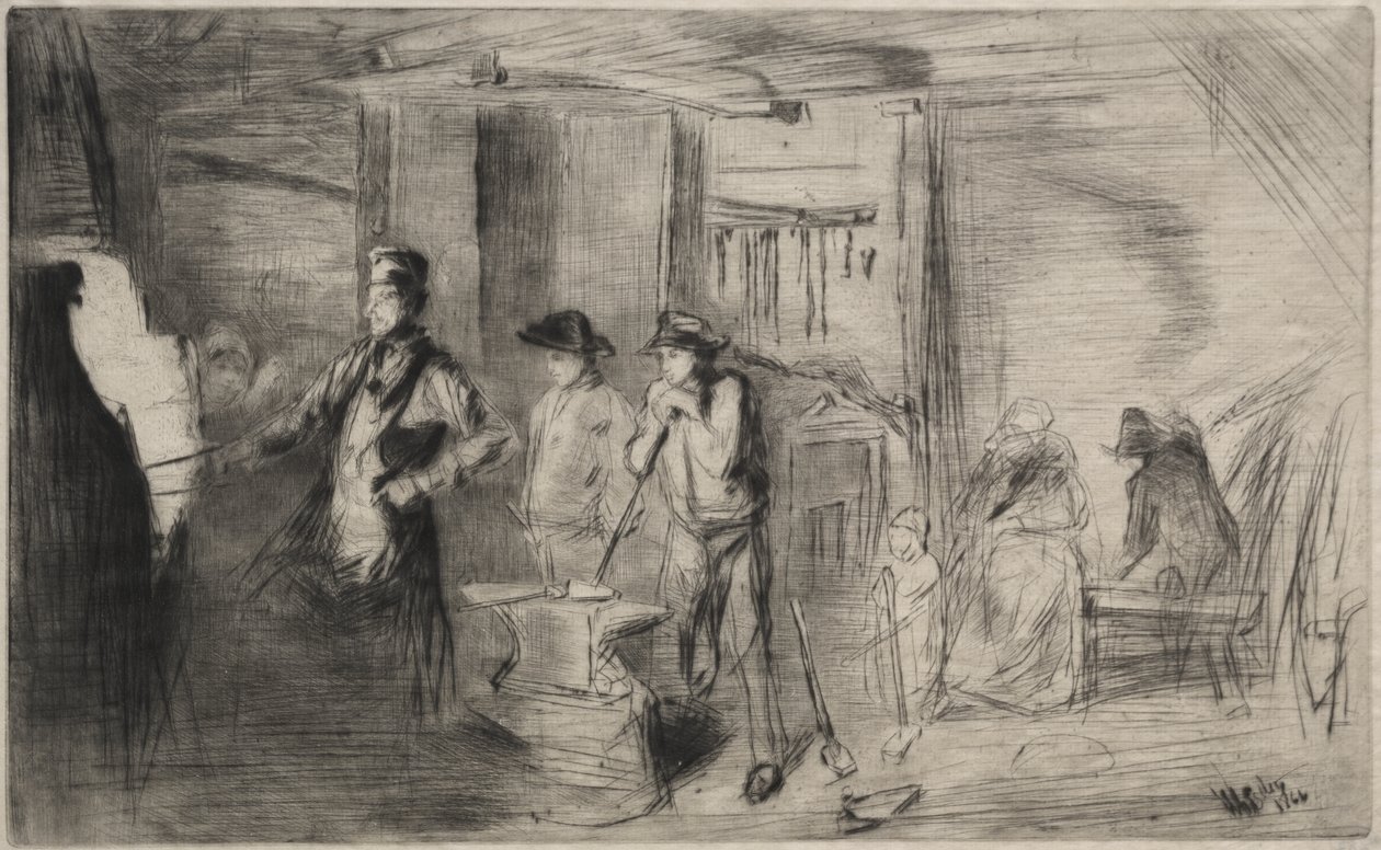 La Forge - James McNeill Whistler