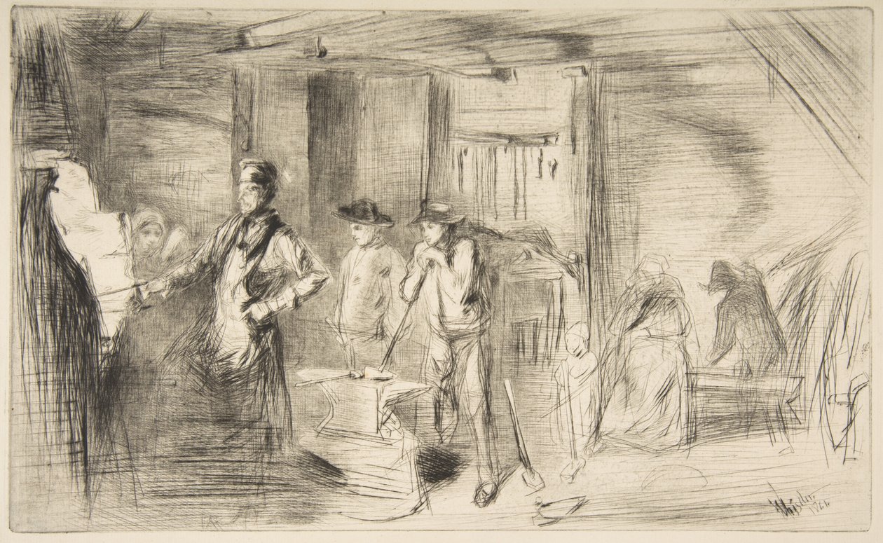 La Forge - James McNeill Whistler