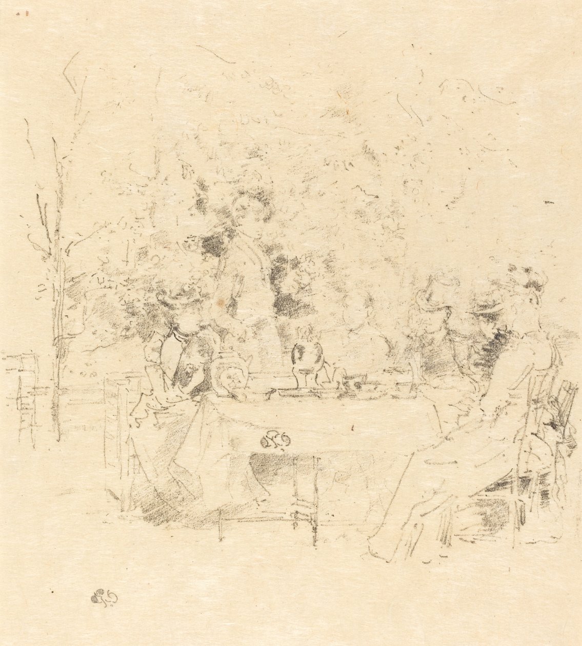 Le jardin - James Abbott McNeill Whistler