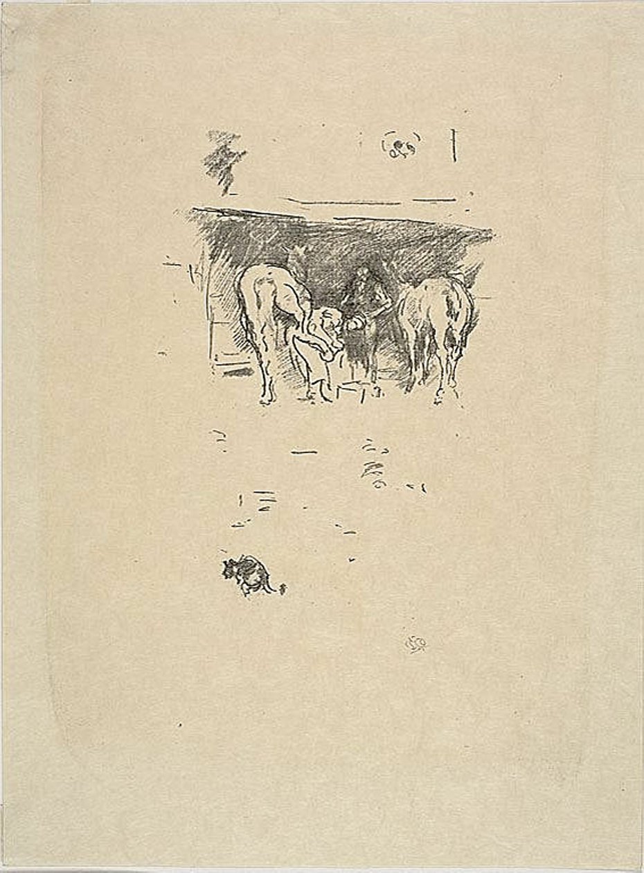 La Bonne Chaussure - James Abbott McNeill Whistler