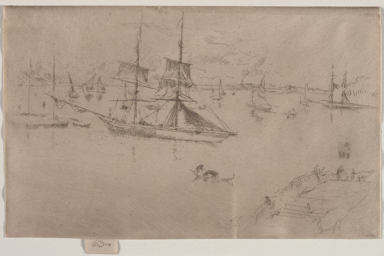 La lagune, midi - James McNeill Whistler