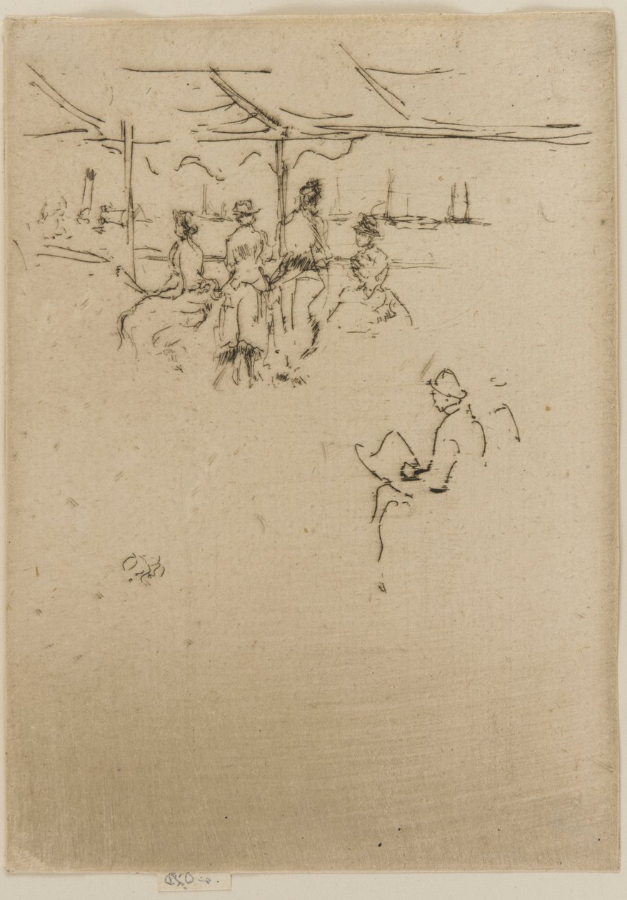 Le débarcadère, vaches - James Abbott McNeill Whistler