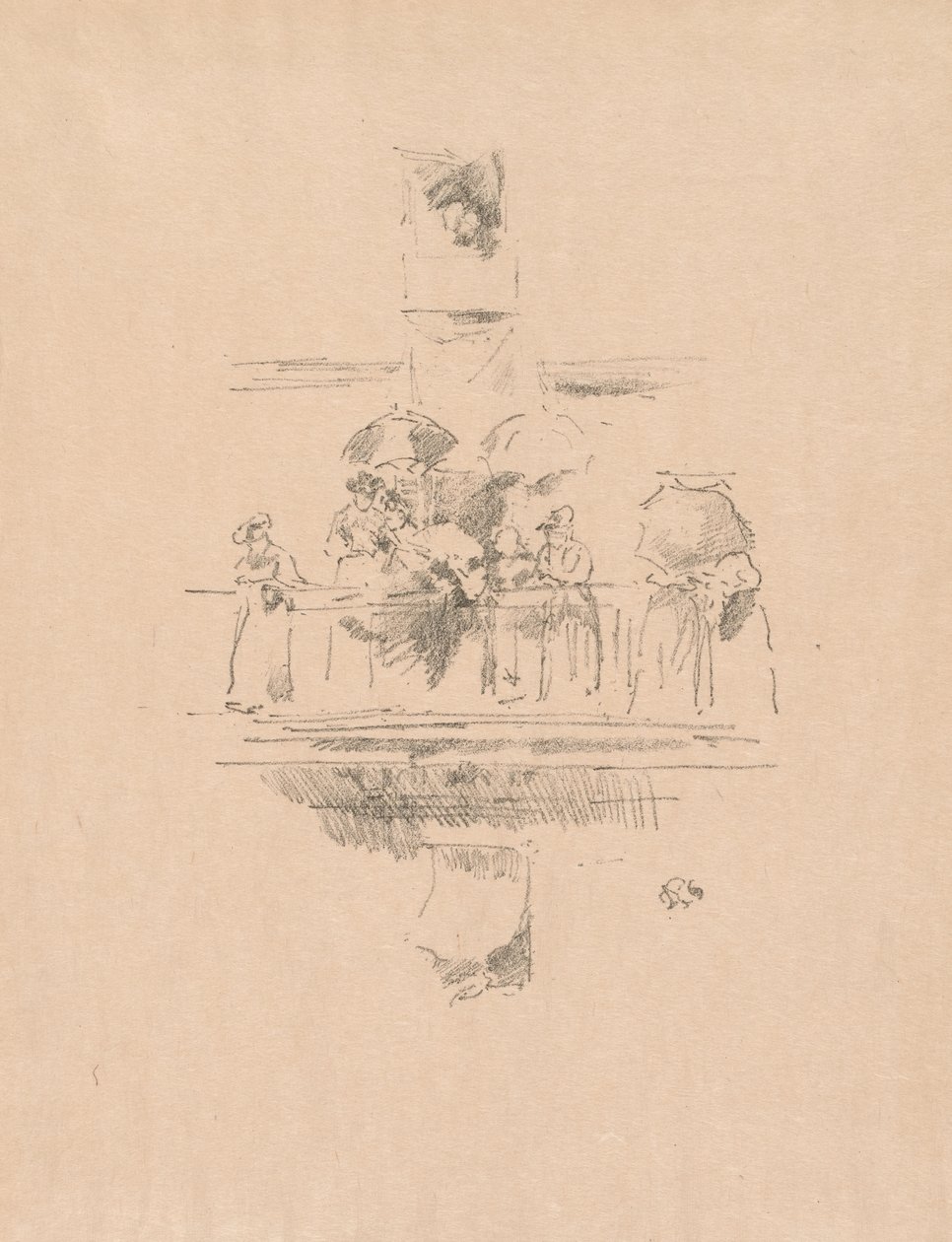 Le petit balcon - James Abbott McNeill Whistler