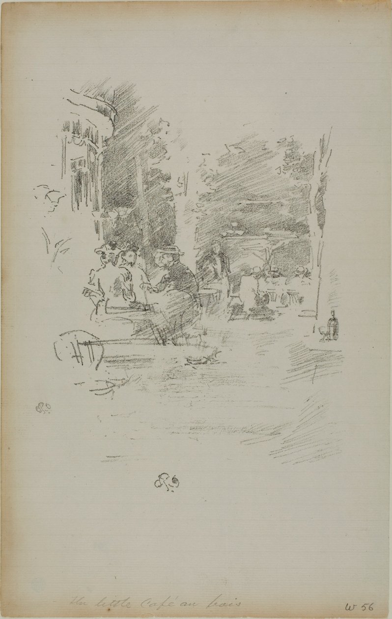 Le Petit Café au Bois - James McNeill Whistler