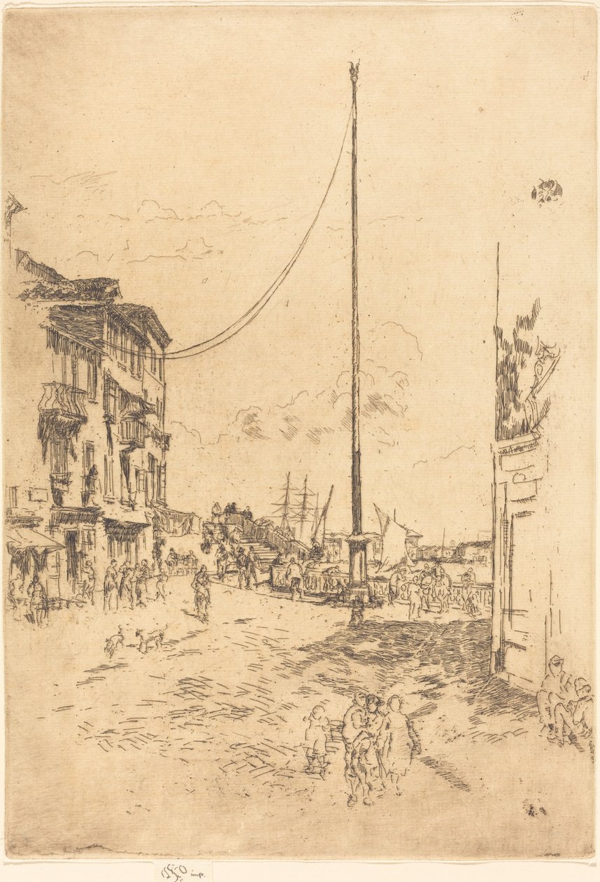 Le Petit Mât - James Abbott McNeill Whistler