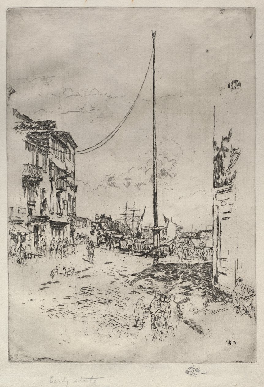 Le petit mât - James McNeill Whistler