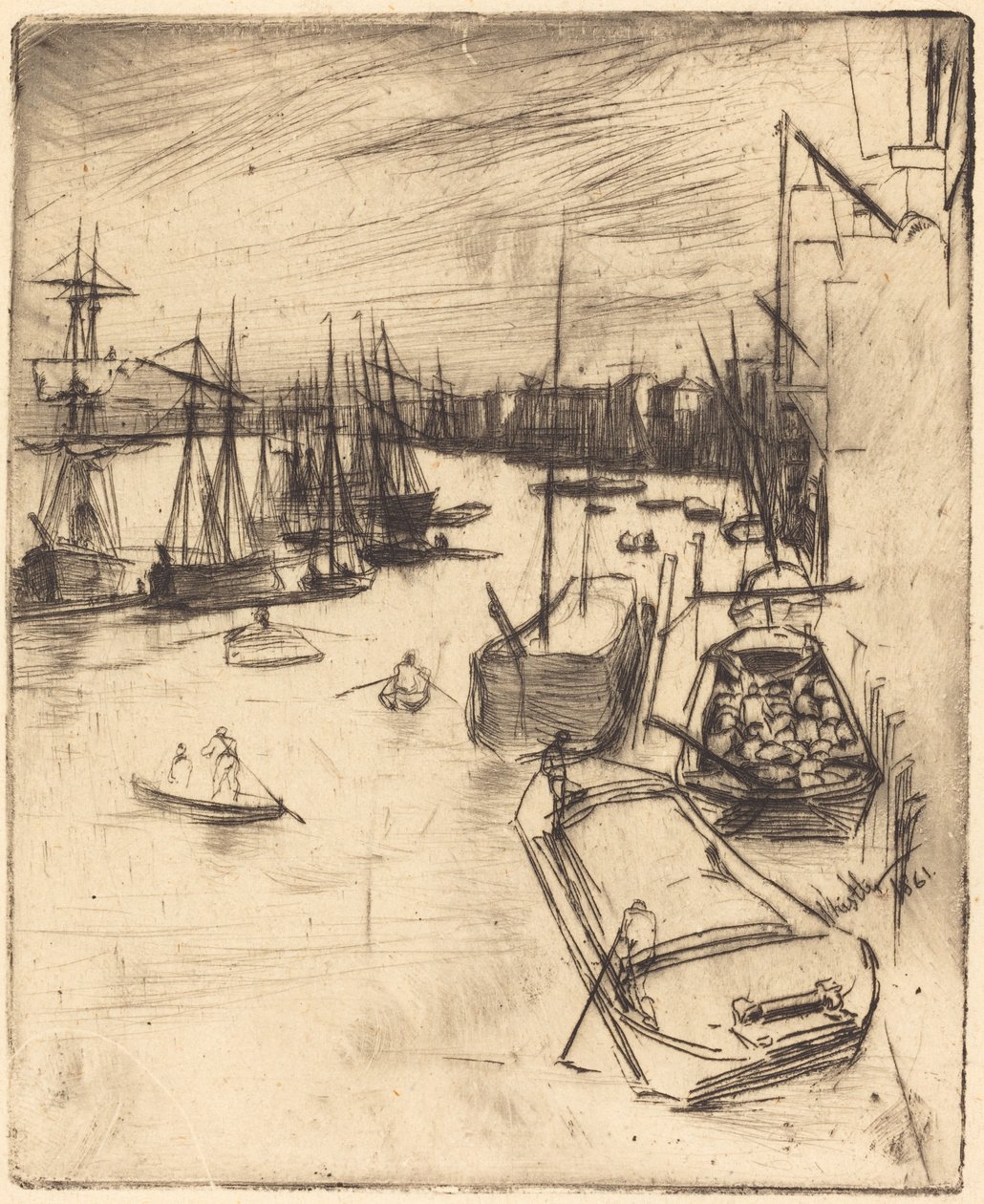 Le Petit Rotherhithe - James McNeill Whistler