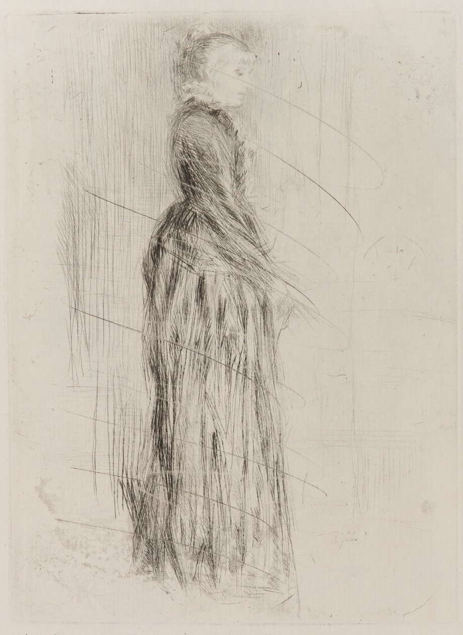 La petite robe en velours - James Abbott McNeill Whistler