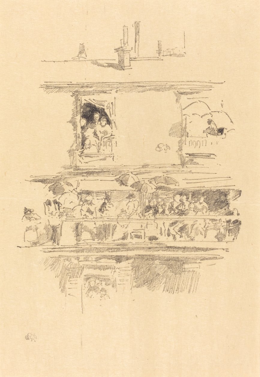 Le Long Balcon - James Abbott McNeill Whistler