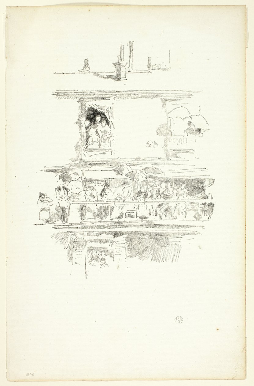 Le long balcon - James Abbott McNeill Whistler