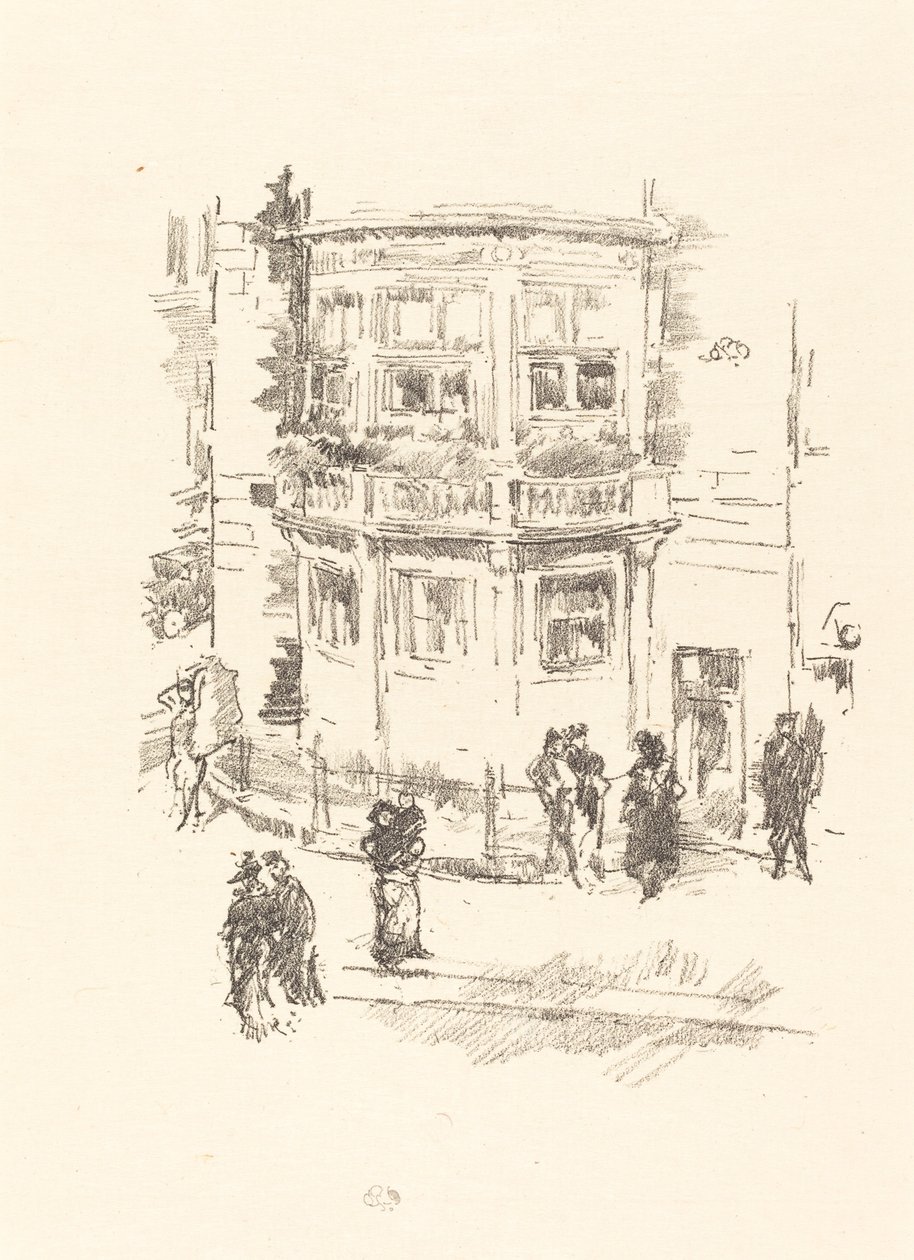 La fenêtre du directeur, Théâtre Gaiety - James Abbott McNeill Whistler