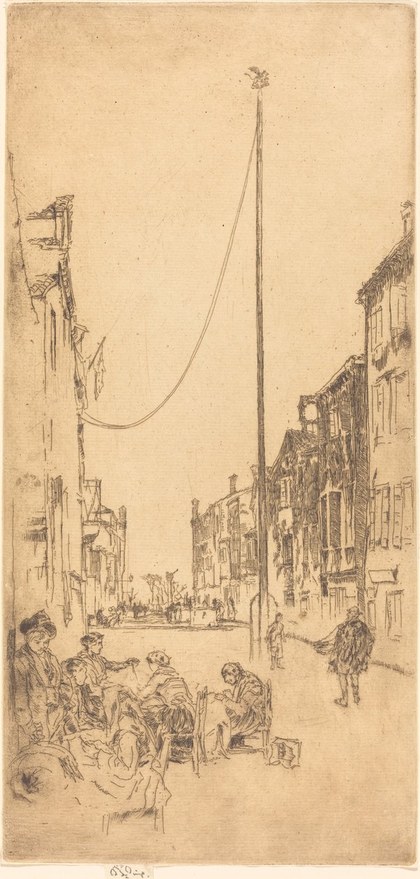 Le mât - James Abbott McNeill Whistler