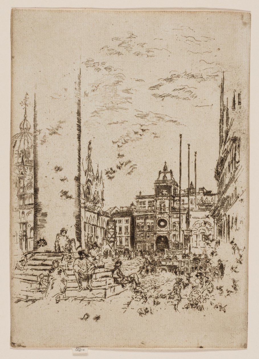 La Piazzetta - James Abbott McNeill Whistler