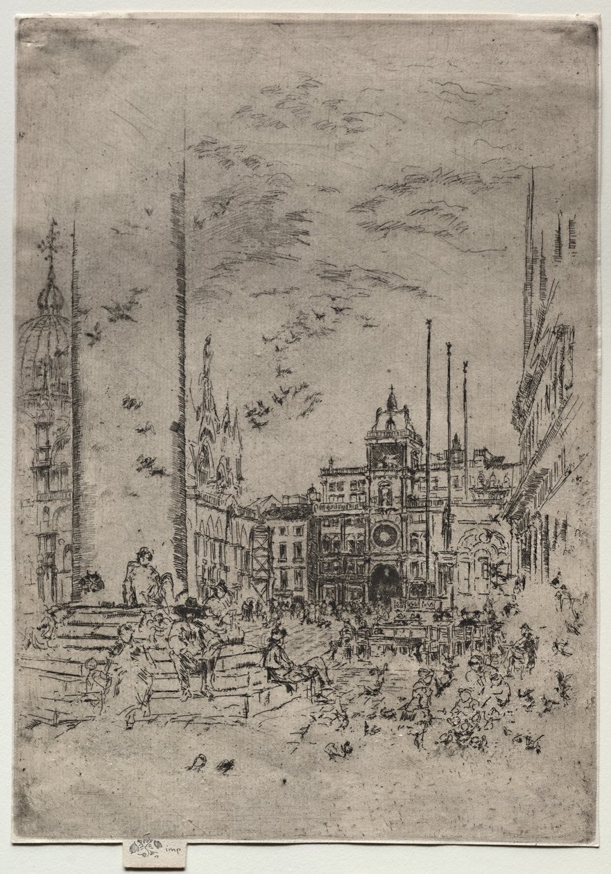 La Piazzetta - James McNeill Whistler