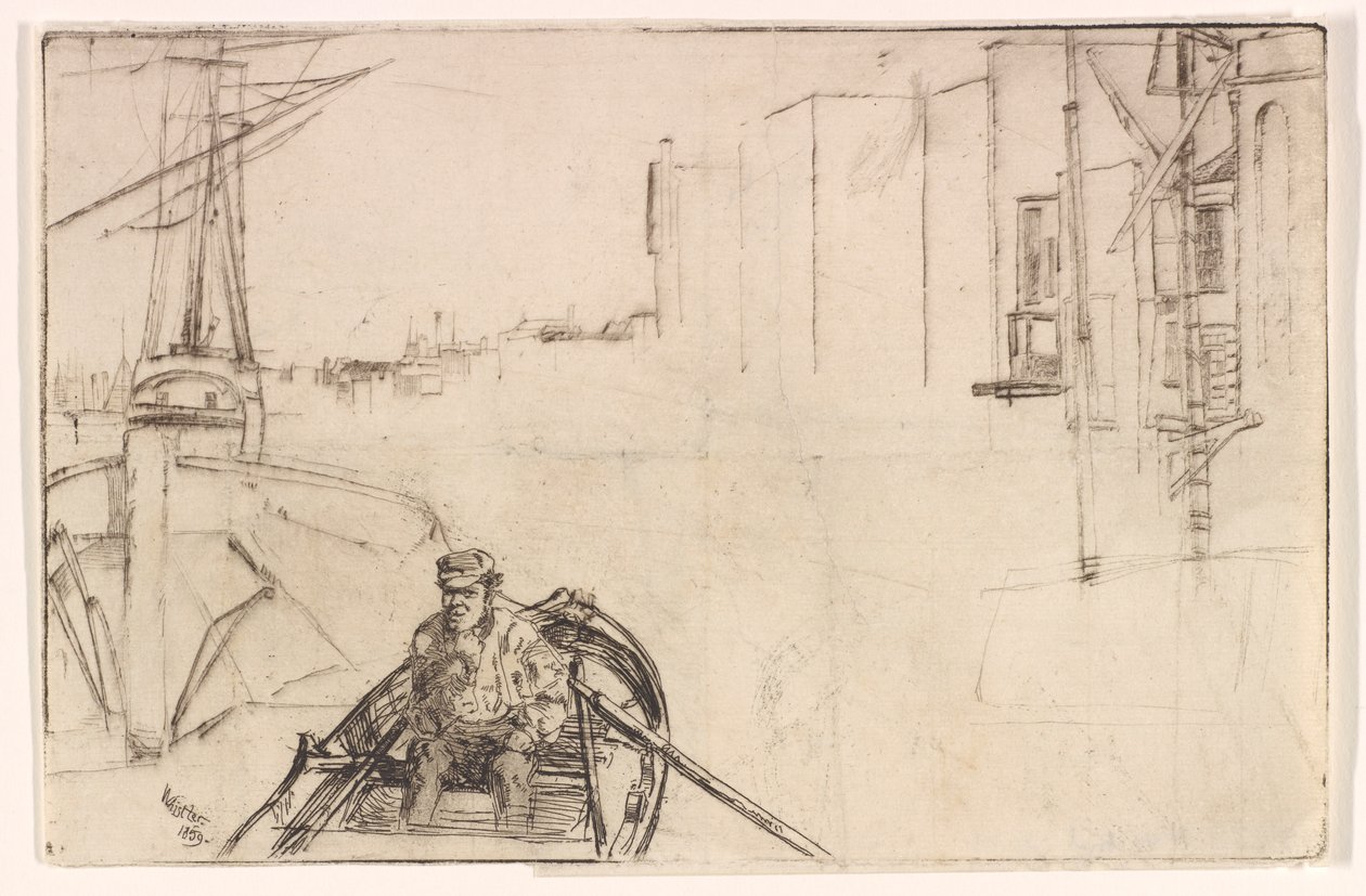 La Piscine - James Abbott McNeill Whistler