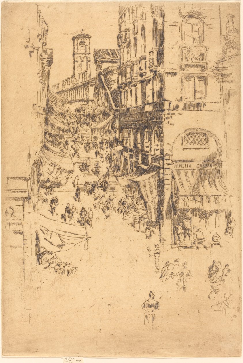 Le Rialto - James Abbott McNeill Whistler