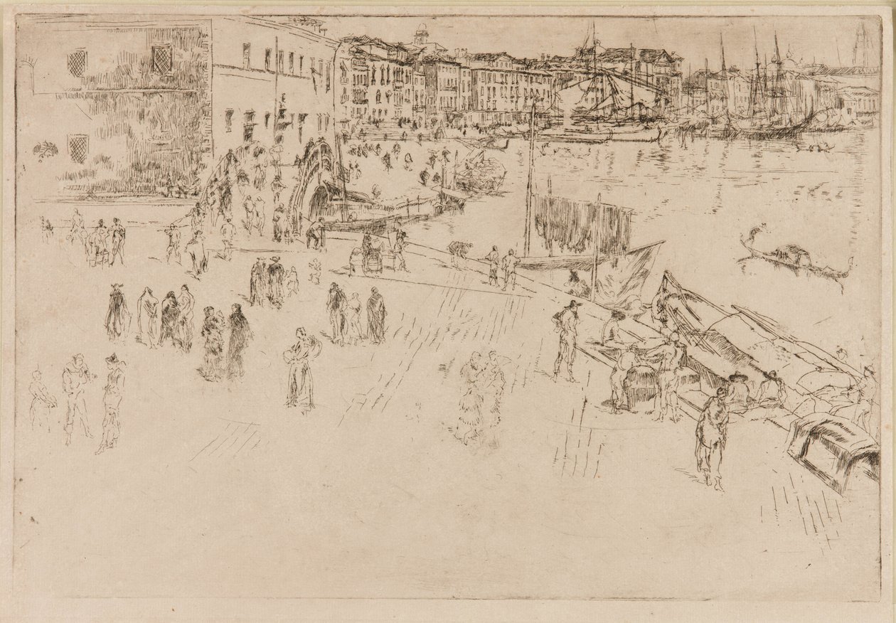La Riva - James Abbott McNeill Whistler