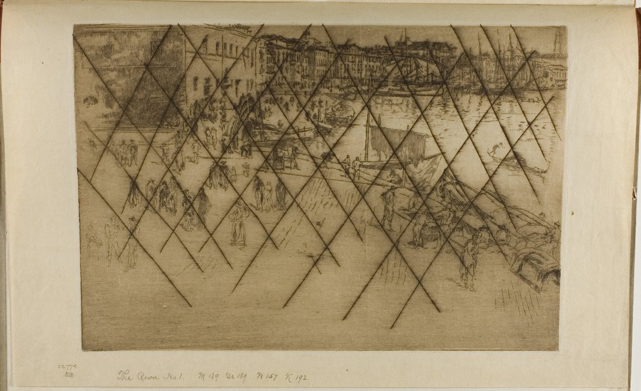 La Riva - James Abbott McNeill Whistler