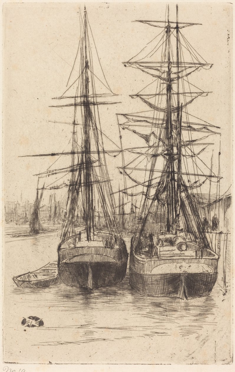 Deux navires - James McNeill Whistler