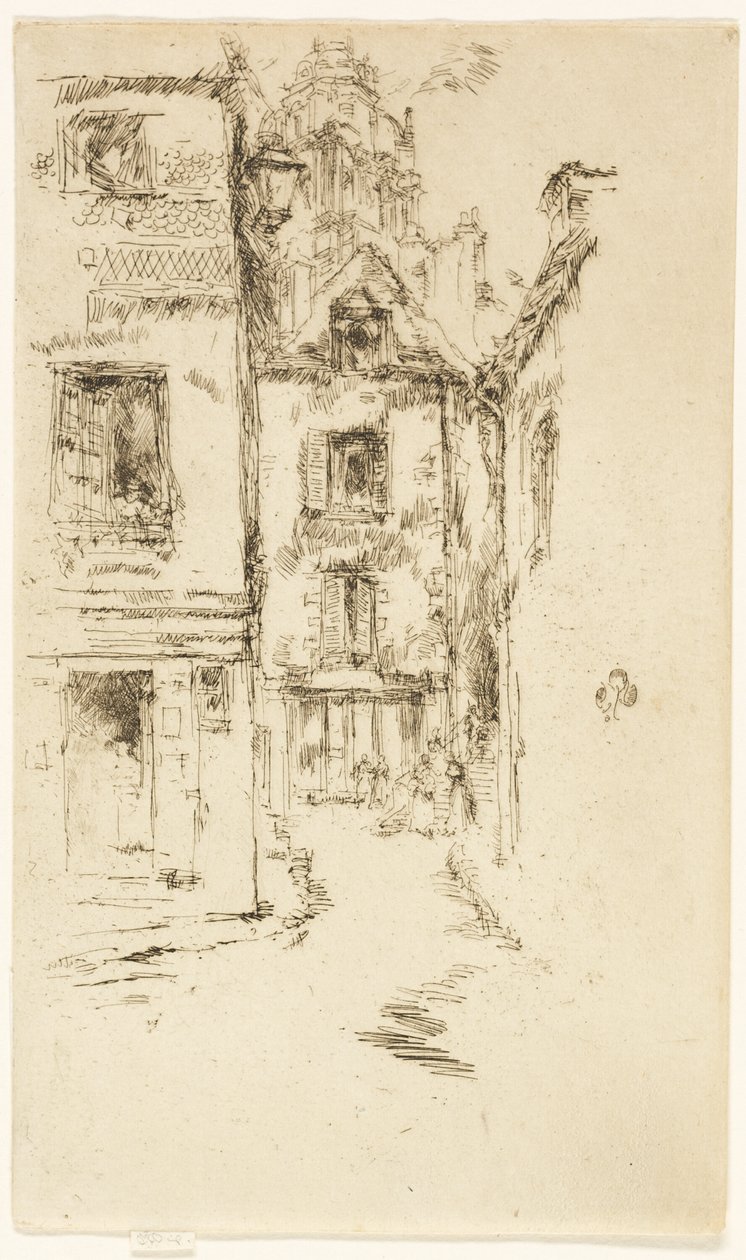 Sous la Cathédrale, Blois - James Abbott McNeill Whistler