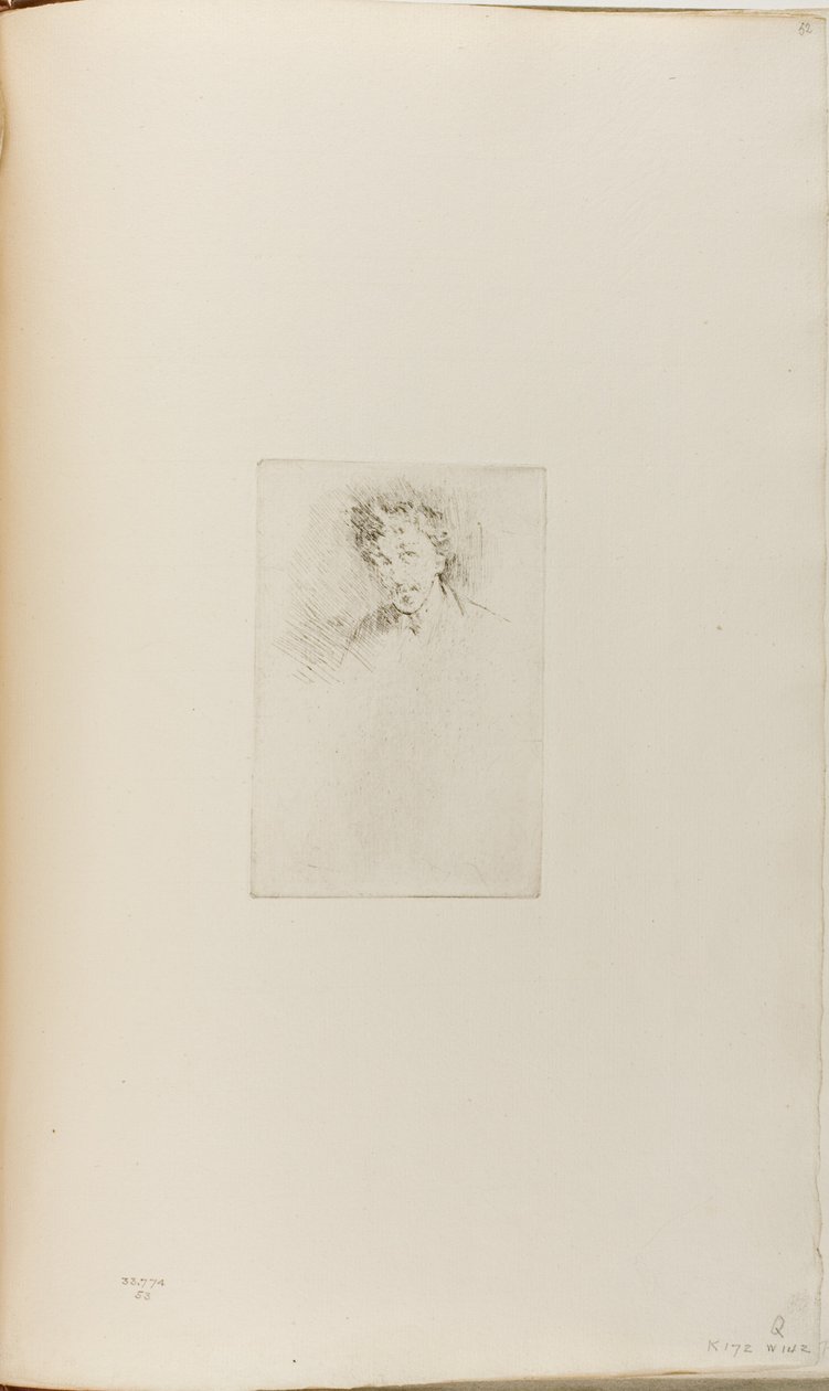 Whistler avec la mèche blanche - James Abbott McNeill Whistler