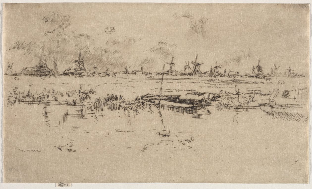 Zaandam - James McNeill Whistler